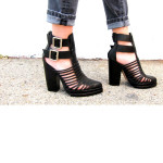 black with jeans